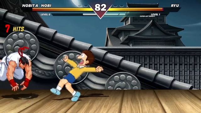 NOBITA NOBI VS RYU TEAM - HARDEST LEVEL INSANE FIGHT! смотреть онлайн