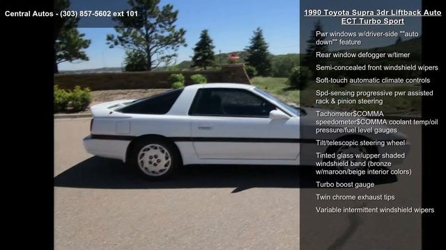 1990 Toyota Supra 3dr Liftback Auto ECT Turbo Sport смотреть онлайн