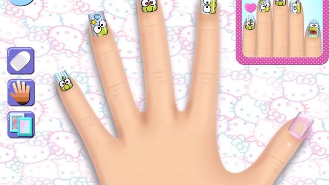 Маникюрный салон Hello Kitty * Игра для девочек про Хелло Китти от Budge Studios * iOS | Android смотреть онлайн