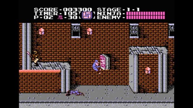 Dendy (Famicom,Nintendo,Nes) 8-bit Ninja Gaiden 1 Act 1
