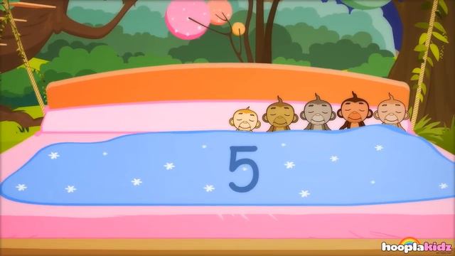 HooplaKidz | Ten In The Bed | Nursery Rhyme смотреть онлайн
