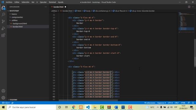 39- Borders - Curso aprende Bootstrap 5 desde cero смотреть онлайн