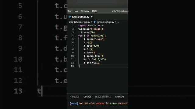 cool graphics design #coding #python смотреть онлайн