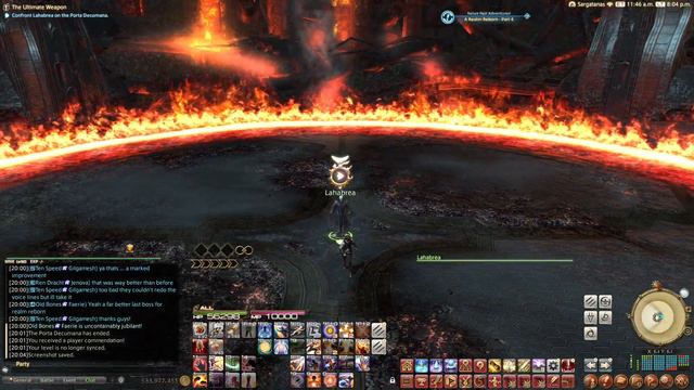FFXIV 6.1 New Ultima Weapon and Lahabrea Fights Bonus Legacy Player Ending