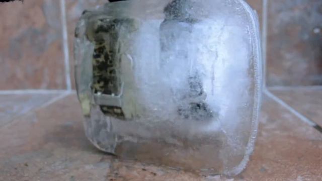 CASIO JAPAN G-SHOCK ICE BLOCK TEST смотреть онлайн