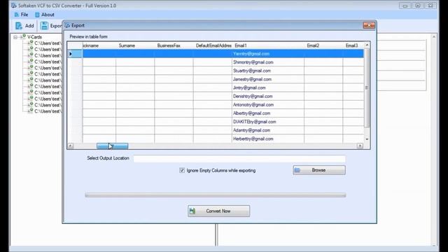 Softaken VCF to CSV Converter Version 1.0 смотреть онлайн