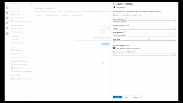 Synapse CI/CD: Integrating your Workspace with your GitHub Git смотреть онлайн