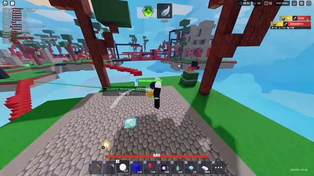 My Snowball does INF Damage.. (Roblox Bedwars) смотреть онлайн