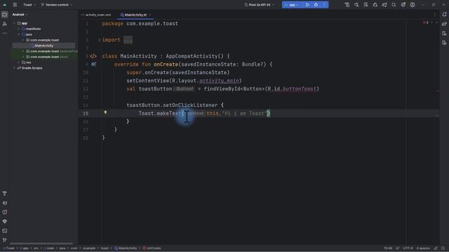 Toast in Android App Development - Android Toast Message Tutorial смотреть онлайн