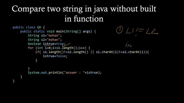 6. All Interview Questions | Java |Java DSA | Split| string in java |Compare two string смотреть онлайн