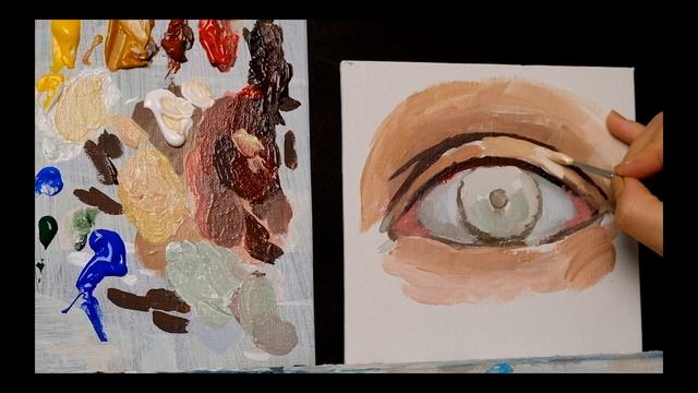 ✐ Как нарисовать (рисовать) глаза / Учимся Рисовать Акрилом✐ Объем для начинающих смотреть онлайн