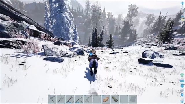 THESE CREATURES ARE BEAUTIFUL! TAMING AN ARCTIC X SABERTOOTH! - Ark: Genesis [DLC Gameplay E5] смотреть онлайн