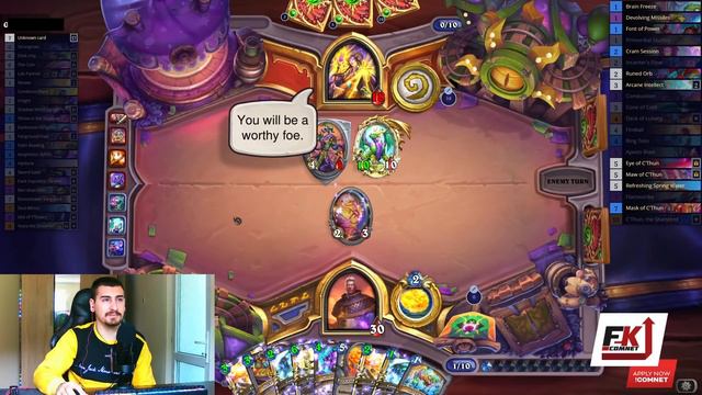 0 Minions Mage Is Crazy With Deck of Lunacy, Trust Me, It's FUN! Barrens Deck | Hearthstone смотреть онлайн
