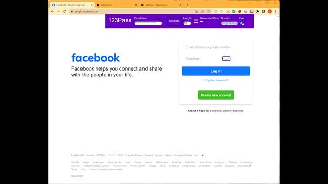 123Pass! Chrome extension for password managing with Zero trust to third parties. смотреть онлайн