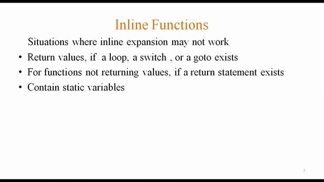 Inline Functions in C++ смотреть онлайн