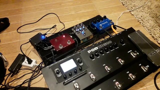Line6 Pod HD500 Send-fx Return With Analog Pedal