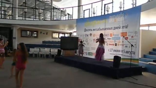 Вегфест 2012 мастер - класс по танцу живота. Дельфиния. смотреть онлайн