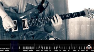 Linkin Park - QWERTY | GUITAR ONLY + TABS on screen | HOW TO PLAY