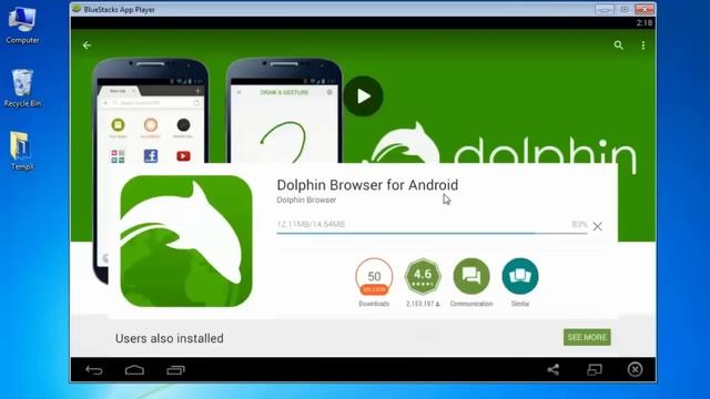 Dolphin Browser for Windows 7/8.1/10 PC смотреть онлайн