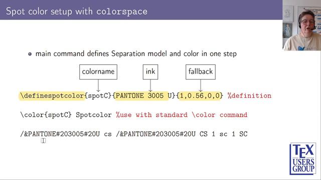 TUG 2022 — Ulrike Fischer — Using spot colors with LaTeX смотреть онлайн