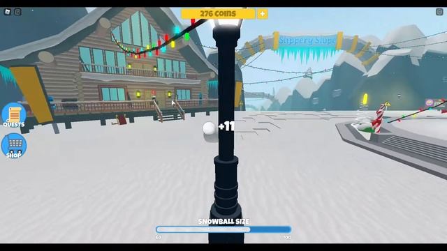 HOW TO GET THE "SLIPPERY SLOPE" BADGE IN SNOWBALLER! | ROBLOX смотреть онлайн