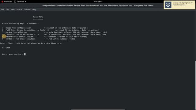 5. Local WordPress Site maker with databases in Docker in Redhat 8 смотреть онлайн