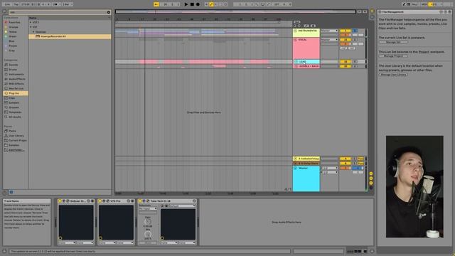 КАК НАПИСАТЬ ПОСТ ПАНК В ABLETON с вокалом? смотреть онлайн
