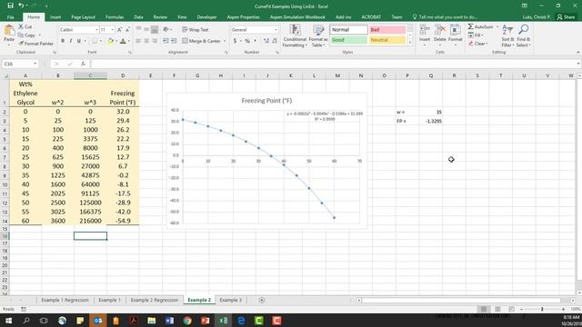 CurveFit 6: LinEst in Excel смотреть онлайн