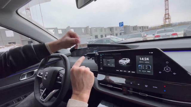 Changan UNI-K, держатель для телефона + место для хранения очков! смотреть онлайн