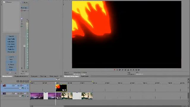 КАК СДЕЛАТЬ ОГНЕННЫЙ ПЕРЕХОД В SONY VEGAS PRO? I туториал смотреть онлайн