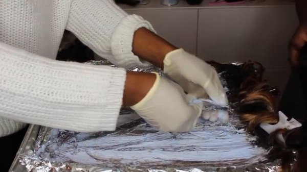 How To: Bleaching Weave | Highlights & lowlights| Ft Lumiere Hair