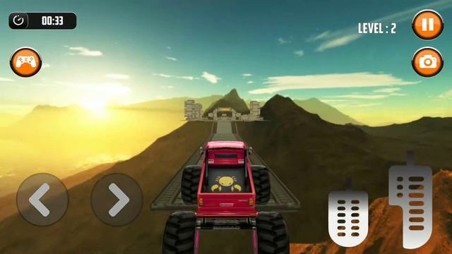 Ultimate Monster Truck: 3D Stunt Racing Simulator - Gadi Wala Android Game смотреть онлайн