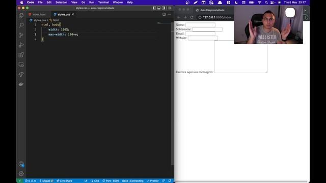 Aprenda adaptar seu site para mobile - Responsividade no CSS na prática смотреть онлайн