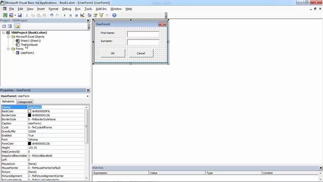 Excel VBA - Show UserForm when Excel File Opens смотреть онлайн
