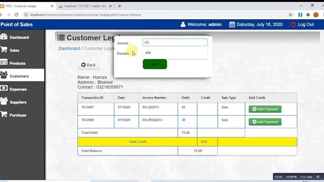 Point of Sale | PHP Web Based Software | Source Code | Inventory Management System смотреть онлайн
