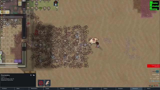 Rimworld: Ep 7 - Bermuda crash site - Just Stay down! Give up! - Mission Reloaded Gaming смотреть онлайн