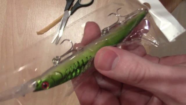 Посылки из Китая - Воблеры 14см 12г. 5шт/6$ смотреть онлайн