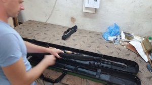 Жесткий чехол SIWEIDA, жесткий кофр для удочек и спиннингов.