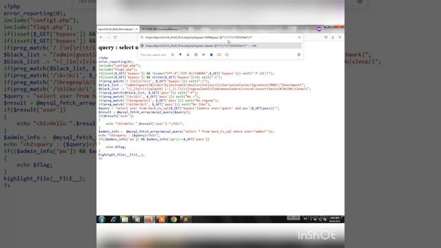 SQL injection filter bypass ctf смотреть онлайн