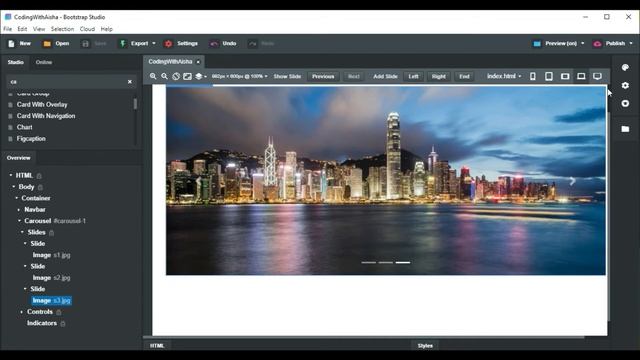 how to create bootstrap responsive carousel without using any code part III in urdu/hindi смотреть онлайн