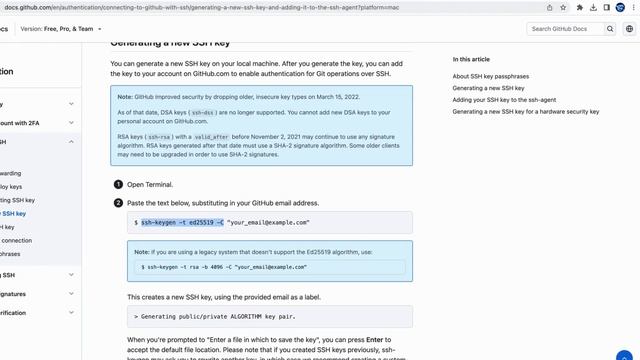 Git SSH Key Setup | Learn git in Just a Min. #18 смотреть онлайн