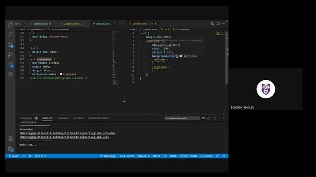 გეგა ლოთიშვილი 12 ლექცია front end 2021- css ის მიმოხილვა смотреть онлайн