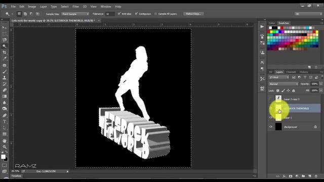 3D Text With Collaboration Plugins - Photoshop смотреть онлайн