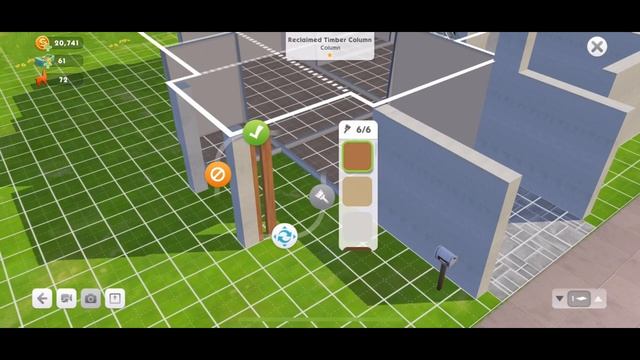 Modern minimalist house - speed build | The Sims Mobile смотреть онлайн