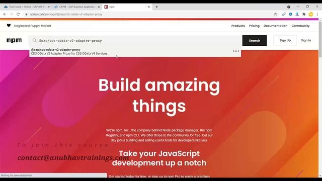 Convert SAP OData V4 to OData V2 | SAP CAPM Training on Business Application Studio | SAP BTP Tutor смотреть онлайн