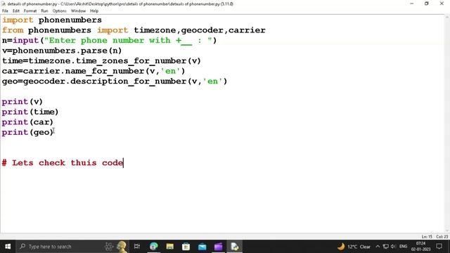 Acess details of Phone num,ber using just 10 lines of Python Codes смотреть онлайн
