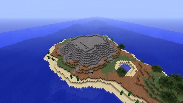 Minecraft Creation of a VALCANO. смотреть онлайн