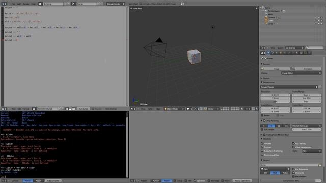 Python For Blender 2.53 - Values and Variables смотреть онлайн