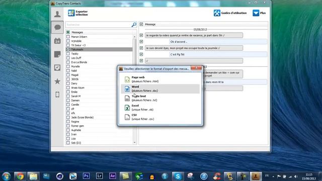 Exporter les SMS iPhone à Excel смотреть онлайн