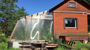 Пристроенная к дому теплица Выводы